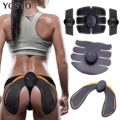 EMS Hip Trainer Muscle Stimulator ABS Fitness Buttocks Butt Lifting Buttock Toner Trainer Slimming Massager Unisex