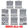 Aidetek Surface Mount Electronics Storage Cases & Organizers Plastics Compartment Tinyassortmt Box Resistor Capacitor Boxall48