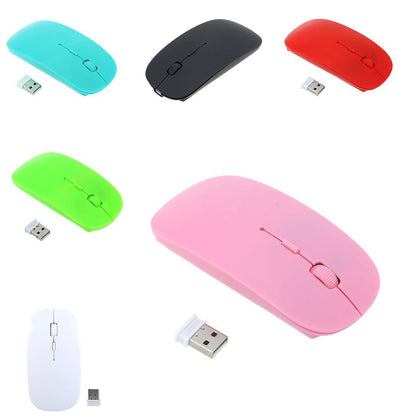 NOYOKERE Ultra thin 2.4G Wireless Mouse Ergonomically DPI Adjustable USB Receiver for Laptop Desktop Ultrabook