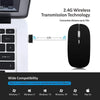 Imice Wireless Mouse Silent Computer Mouse For Pc Laptop Mause Rechargeable Ergonomic Mice 2.4Ghz Optical Noiseless Usb Mouse