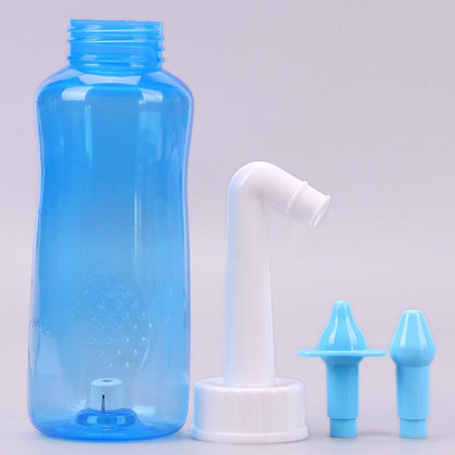 1Set 300ML Adults Children Nasal Wash Cleaner Nose Protector Cleans Moistens Child Adult Avoid Allergic Rhinitis Neti Pot