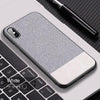 Cafele Cloth Case For Iphone X Xr Xs Max Case Ultra Thin Soft Tpu Edge Shockproof Business Style Phone Cover For Iphone X Shell