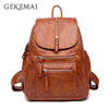 5 Colors Ladies Sheepskin Leather Backpack Fashion Women Travel Backpacks Luxury Sac A Dos School Backpacks For Girls Mochilas
