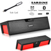 Big Power 10W Sardine Hifi Portable Wireless Bluetooth Speaker, Stereo Soundbar Tf Fm Radio Subwoofer Column For Computer Player