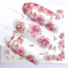 Nail Sticker Art Decoration Slider Deer Peach Blossom Adhesive Design Water Decal Manicure Lacquer Accessoires Polish Foil