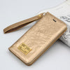 Latest Camellia Wallet Flip Patent Leather Case For Iphone X 6S 8 7 Plus Xs Max Genuine Leather Phone Cover Cases Bag Pouch