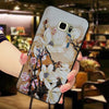 Shuicaoren Luxury Silicone Case For Samsung Galaxy S6 Edge Pretty Flower Tpu Phone Cover For Samsung S6 Edge Plus Cases