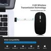 Bluetooth Mouse Wireless Computer Mouse Silent Mause Usb Rechargeable Ergonomic Mouse 2400Dpi 2.4G Optical Mice For Pc Laptop