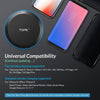 Topk B46W 10W Fast Wireless Charger For Samsung Galaxy S9/S9+ S8 Note 9 S7 Edge Wireless Charging Pad For Iphone X 8 Plus (Universal Black)