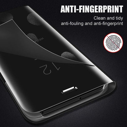 Mirror Smart Case For Samsung Galaxy Note 3 4 Case Clear Mirror View Flip Holder Case For Samsung Galaxy Note 3 4 Vintage Cover