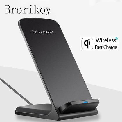 Wireless Charger for Samsung S6 S7 Edge S8 S9 Plus Note 5 8 Fast Charging Dock Stand Desk for iPhone X 8 QI Wireless Chargers