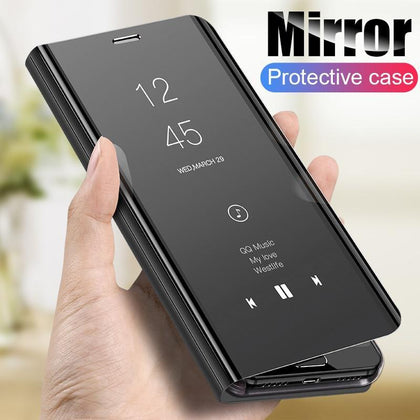 ZNP Smart Mirror Flip Case For Samsung Galaxy A6 A8 J4 J6 Plus A9 A10 A30 A40 A50 A70 Case For Samsung J2 CORE M10 M20 M30 Cover