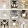 Ceiling Lights Iron Modern Ceiling Lamps For Living Room  Industrial Decor E27 Led Light Fixture Restaurant Lamp Modern Lantern