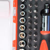 37Pcs Magnetic Screwdriver Socket Set Torx Pozidriv Square Phillips Slotted Bits