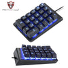 Motospeed Outemu Red Switch Mechanical Numeric Keypad Usb Mini Numpad For Laptop Numerical Key Pad Wired Led Backlit Keyboard    (K22 Outemu Red Switch)