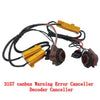 Eonstime 2Pcs 3157 4157 Pre-Wired Load Resistor Fix Hyper Flash For Led Turn Signal Light Canbus Error Free Canceller Decoder