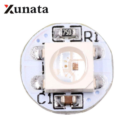 100 x WS2812B mini board (10mm*3mm) Heatsink  5V WS2811 WS2812 built-in RGB led pixel nodes Addressable RGBW WWA led module New