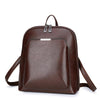 Vintage Women Backpack School Bags For Teenage Girls Shoulder Bag Female Oil Wax Leather Backpacks Mochilas Mujer 2018 Bagpack