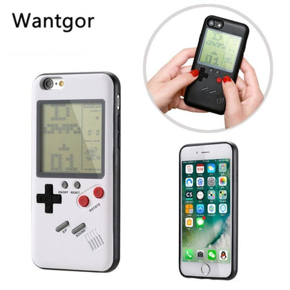 Retro Tetris Gameboy phone Case For Apple iPhone 7 8 Plus soft TPU Game boy Phone shell For iPhone X 6 6s 8 Plus cover coque