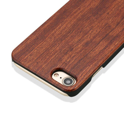 Real Wood Case For iphone X XS Max XR 8 7 6 6S Plus 5 5S SE Cover Durable Natural Rosewood Bamboo Walnut Wooden Hard Phone Cases