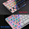 Original Motospeed Ck104 Gaming Mechanical Keyboard Wired Metal Blue Red Switch Russian V30 Led Backlit Rgb For Gamer Computer