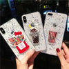 Jamular Bling Glitter Star Clear Phone Case For Iphone Xs Max Xr X 7 8 6 6S Plus Cute Cat Ice Cream Quicksand Back Cover Capa