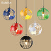 Modern Industrial Cage Pendant Light Earth Pandent Lamp Vintage Iron Hanglamp Diamond Pyramid Bird Loft Lamp Dining Room Kitchen