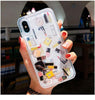 Quicksand Capinha For Iphone X 7 8 Plus Xs Max Xr Hard Plastic Case For Iphone X 6 6S Plus Dynamic Liquid Capa Ipone Shell Coque