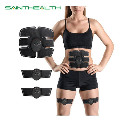 Abdominal machine electric muscle stimulator ABS ems Trainer fitness Weight loss Body slimming Massage with retail box