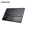 Zienstar Russia/English Letter 10Inch Wireless Bluetooth Keyboard With Touchpad For Ipad/Pc Computer/ Samsung Tab/Tablet