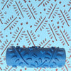 5'' Rubber Embossed Flower Pattern Diy Paint Roller Sleeve Decorative Texture Roller For Wall Painting Machine