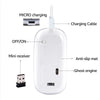 Mute Wireless Mouse Rechargable Laptop Pc Mice Ergonomic 2.4Ghz Wireless Mice Noiseless Button Usb Optical Silent Computer Mouse