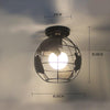 Ceiling Lights Iron Modern Ceiling Lamps For Living Room  Industrial Decor E27 Led Light Fixture Restaurant Lamp Modern Lantern