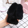 Fashion Fluffy Plush Warm Cell Phone Cases For Iphone Se 5 5S Cases Fur Rabbit Diamond Cover Soft Tpu Fundas Coque For Iphone 5