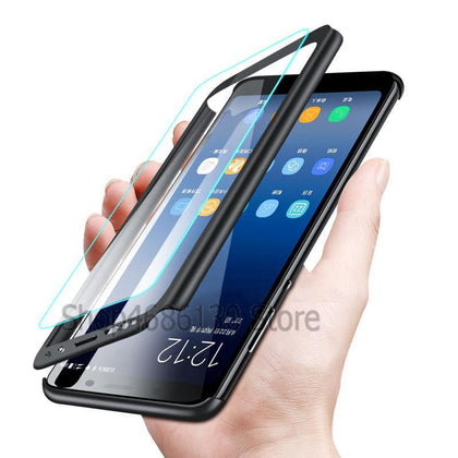 Luxury 360 Phone Case For Samsung Galaxy S10 S8 S9 Plus S10E Full Cover Cases For Samsung Note 8 9 S10 Plus Case Coque Capa