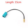 Areyourshop Fakra Z Female Plug Jack To Smb Male Plug Rf 15Cm Rg174 Cable For Neutral Coding 1/4Pcs High Quality Connector Cable