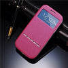 Luxury Smart Touch Slim Stand Flip Case For Samsung Galaxy S3 I9300 Back Cover Bag Terse Leather With Retail Box Window View