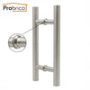 Probrico Inter/Outside Door Handles Stainless Steel Hollow Thick Door Pulls Wardrobe Furniture Handles Sliding Barn Door Handle