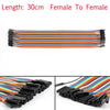 Areyourshop 40Pcs Dupont Wire Jumper Cables 30Cm M-M M-F F-F 1P-1P For Arduino Breadboard 30Cm Wholesale Male Female Cables