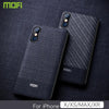 Xs Max Case Cover For Iphone Xs Max Case 6.5" For Iphone Xs Case Mofi For Iphone Xr Case Business Dark Color For Iphone X Cover