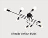 Industrial Ceiling Light Modern Iron Spider Plafondlamp Led Vintage  Living Room Bedroom Ceiling Lamp Flush Mount Lampara Techo