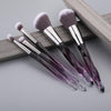 Fld 5Pcs Crystal Style Makeup Brushes Set Powder Foundation Eye Blush Brush Cosmetic Professional Makeup Brush Kit Tools