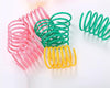 10 pcs Plastic Colorful Cats Toy Spiral Springs Set