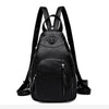 Casual Backpack Female Brand Leather Women'S Backpack Designer Shoulder Bags For Women 2018 Travel Backbag Chest Bag Mochila