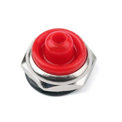Areyourshop Auto Car Toggle Switch Boot 12mm Rubber Waterproof Cover Cap T700-6 Red Black 1/4PCS Wholesale Switched