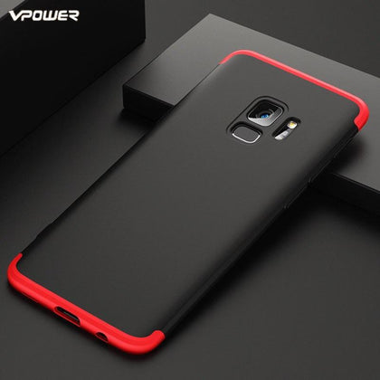 for Samsung Galaxy S8 Plus S10 S9 Plus Case Samsung S8 S10 Lite Cover Vpower 3 in 1 360 Full Protector Case Covers Without Glass