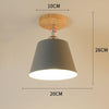 Led Ceiling Light Modern Wood Ceiling Lamp Vintage Plafondlamp Living Room Colorful E27 Plafonnier Lamparas Techo Deckenleuchten
