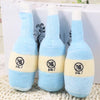 1Pc Play Funny Soft Cute Sound Plush Ice Cream Squeaker Cartoon Animals For Dog Plush Toys Pet Puppy Chew Toy Bottle
