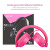 Bass Headphones, Lightweight Stereo Foldable Wired Headphones For Kids Adjustable Headband Headset For Phones Computer Pc Music