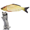 3D Chewing cat toy catnip stuffed fish playing toy